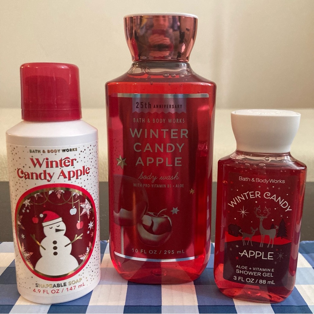 BBW Christmas shower set 🧑‍🎄